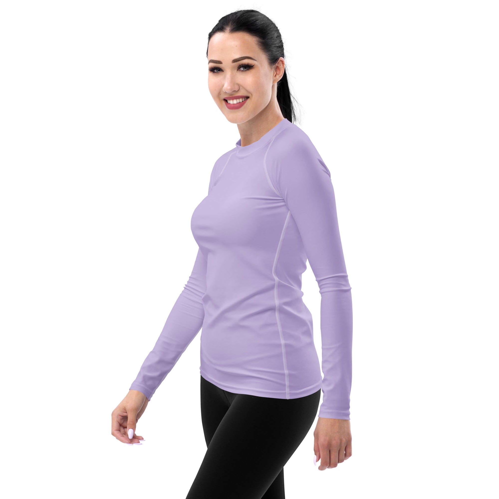 Lavender Skies Performance Rash Guard UPF 50 +